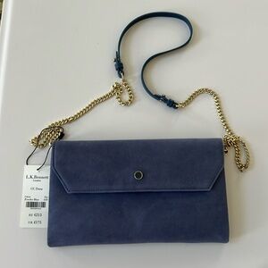LK Bennett Suede Clutch - New with Tags
